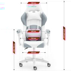 Компьютерное кресло Hell's Rainbow Individual White (5904204981170) Киев