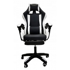 Компьютерное кресло Kontrast Viper Black White (5901386202161) Киев