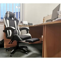 Компьютерное кресло Kontrast Viper Black White (5901386202161) Киев