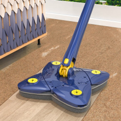 Швабра телескопическая RIAS Mop 360 вращающаяся на 360° с отжимом Blue (3_03919) Луцьк