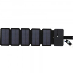 Зарядное устройство на солнечных батареях No Brand Kernuap SunPower 10 Вт Черный (1531625758) Ивано-Франковск