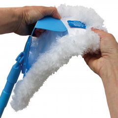 Швабра с телескопической ручкой E-Cloth Flexi-Edge Floor & Wall Duster 206434 (3619) Вінниця