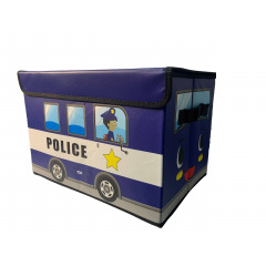 Ящик для хранения игрушек и вещей автобус синий police HMD 216-10228676 Конотоп