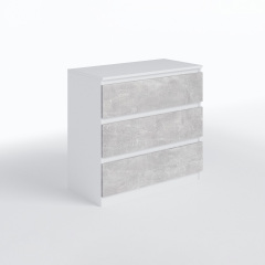 Комод No Brand FT-214 80x40x75.5 см Белый-бетон (26407886) Кропивницкий