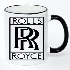 Чашка No Brand Rollse royce 330 мл Белый (chaska-ab-10-17) Луцк