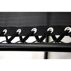 Шезлонг Garden Line Relax Black до 130 кг Черный Вишневе
