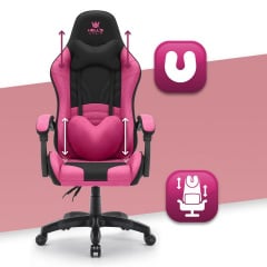 Компьютерное кресло Hell's Rainbow Black Pink (5904204981354) Ужгород