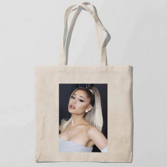 Эко-сумка шоппер с принтом Ariana Grande-Ариана Гранде Кавун Бежевый Житомир