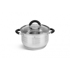 Набор кастрюль из нержавеющей стали с крышками Edenberg EB-2411 2.1/3/4 л 3 шт Серебристый Чернігів