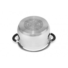 Набор кастрюль из нержавеющей стали с крышками Edenberg EB-2411 2.1/3/4 л 3 шт Серебристый Чернігів
