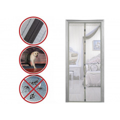 Дверная антимоскитная шторка - сетка на магнитах Magnetic Mesh 210х120 см Серая 428-42728856 Київ