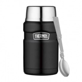 Термос для еды Thermos с ложкой 710 мл Черный (1099-173053)