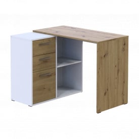 Офисный стол Doros T8 100х83х75 см Бело-бежевый (41516060)