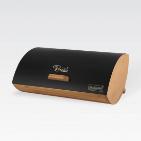 Хлебница Maestro MR-1775-Black 36,5х25х13,3 см Черный (74723657)