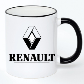 Чашка No Brand Renault 330 мл Белый (chaska-ab-10-28)