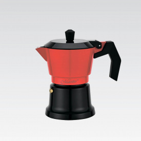 Кофеварка гейзерна Maestro 150 мл Черно-красный MR-1657-3