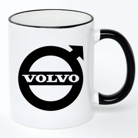 Чашка No Brand Volvo 330 мл Белый (chaska-ab-10-34)