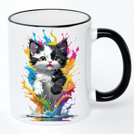 Чашка No Brand Cat 330 мл Разноцветный (chaska-cat-10)