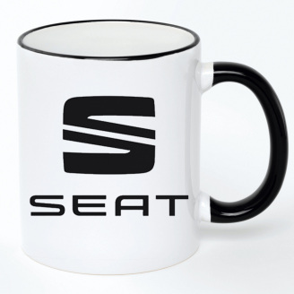 Чашка No Brand Seat 330 мл Белый (chaska-ab-10-21)