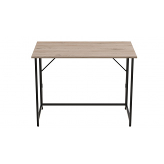 Стол раскладной Морис 900 Ferrum-decor 75x90x50 см Черно-бежевый (MORI902)