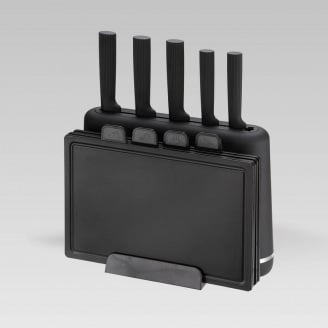 Набор ножей с разделочными досками Maestro MR-1412 9,8х9,8х22 см Black 10 шт