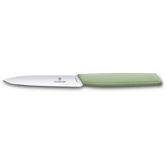 Кухонный нож для очистки Victorinox Swiss Modern Paring 10 см Зеленый (6.9006.1042)