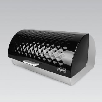 Хлебница Maestro MR-1676-BL 38,5x19x25,5 см Черный (78088288)