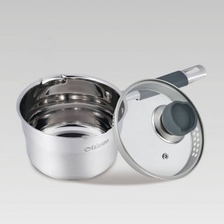 Ковш с крышкой Maestro 1,7 л Серебристый MR-3507-16S