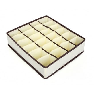 Органайзер тканевый в шкаф для хранения 24 ячейки ANbeauty Beige (AN0103410)