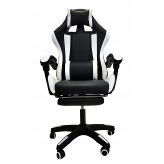 Компьютерное кресло Kontrast Viper Black White (5901386202161)