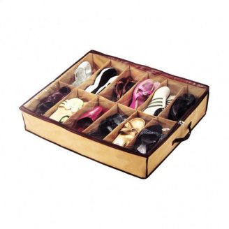 Органайзер для хранения обуви As Seen on TV Shoes Under 67x57x12 см Brown (3_01294)