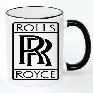 Чашка No Brand Rollse royce 330 мл Белый (chaska-ab-10-17)