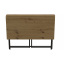 Стол раскладной Морис 900 Ferrum-decor 75x90x50 см Черно-бежевый (MORI906) Ивано-Франковск