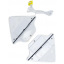 Щетка магнитная MHZ Glass Wiper 7198 для мытья окон с двух сторон Желтая Ужгород