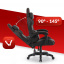 Компьютерное кресло Hell's HC-1014 Black-Red (5907196010347) Одесса