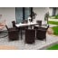 Комплект меблів Garden Line SAD1692 Темно-коричневий 7 шт Запорожье