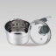 Ковш с крышкой Maestro 1,7 л Серебристый MR-3507-16S Вишневое
