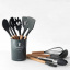 Набор кухонных принадлежностей Kitchen Set 12 предметов Черный Суми