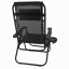 Шезлонг Jumi Relax Black до 130 кг Черный Київ