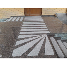 Ступени коричневый гранит Дидковичи