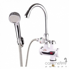 Смеситель для ванны с проточным водонагревателем и индикатором температуры Zerix ELW-08-EP ZX2750 3.6 kW Львів