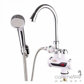 Смеситель для ванны с проточным водонагревателем и индикатором температуры Zerix ELW-08-EP ZX2750 3.6 kW