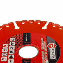 Диск алмазний універсальний сегментний Polax 125х22.2 мм Червоний (54-211) Вільнянськ