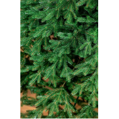 Ялинка штучна лита Альпійська зелена 2.3 м + подставка Новомиколаївка