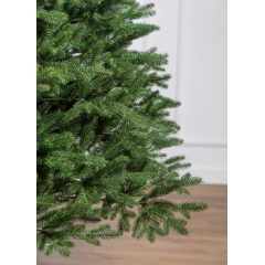 Ялинка штучна лита Альпійська зелена 2.3 м + подставка Новомиколаївка