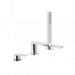 Змішувач одноважільний Tres Project на борт ванни 3 вих. хром Бердянск