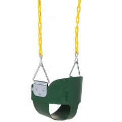 Подвесные колыбельные детские качели с защитой Just Fun Amazonka IG236269 27х33.5х31 см Желто-зеленый Белгород-Днестровский