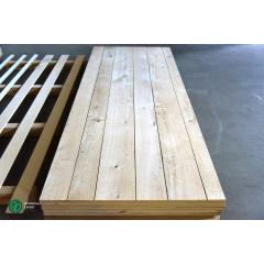 МДФ-плита, шпонированная дубом, 17 мм А/B 2,80х2,07 м Ахтырка