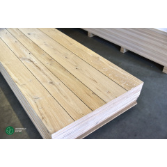 МДФ-плита, шпонированная дубом, 17 мм А/B 2,80х2,07 м Ахтырка