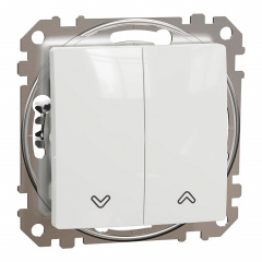 Выключатель для жалюзи Schneider Electric Sedna Design & Elements белый (SDD111104) Слов'янськ